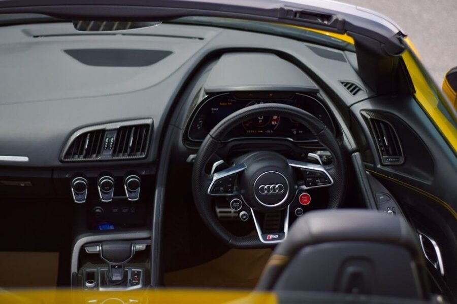 Car dashboard and air vents